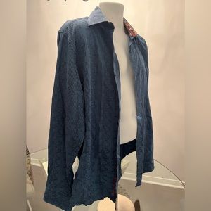 Robert Graham XL BLUE LONG SLEEVE SHIRT